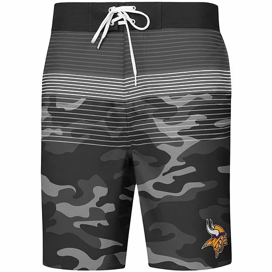 Men's G-III Sports by Carl Banks Black Minnesota Vikings Wave Swim Trunks Men's G-III Sports By Carl Banks Black Minnesota Vikings Wave Swim Trunks -G-III Sales Store unnamed file 3966