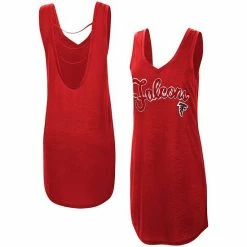 Women's G-III 4Her By Carl Banks Red Atlanta Falcons Off Season Swimsuit Cover-Up