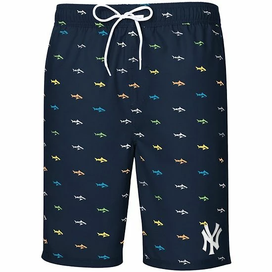Men's G-III Sports By Carl Banks Navy New York Yankees Anchor Swim Trunks 3 Men's G-III Sports By Carl Banks Navy New York Yankees Anchor Swim Trunks - Image 3