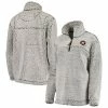 Women's G-III 4Her By Carl Banks Gray Houston Astros Sherpa Quarter-Zip Pullover Jacket