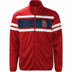 Men's G-III Sports By Carl Banks Red/Navy St. Louis Cardinals Power Pitcher Full-Zip Track Jacket -G-III Sales Store unnamed file 4031
