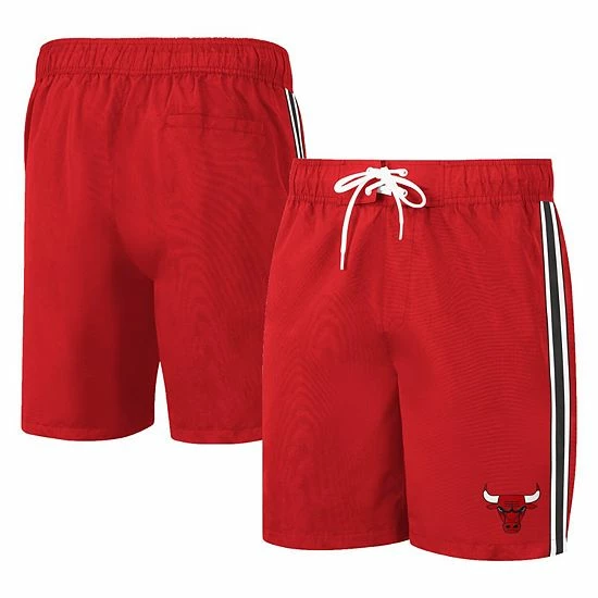 Men's G-III Sports by Carl Banks Red Chicago Bulls Sand Beach Volley Swim Shorts Men's G-III Sports By Carl Banks Red Chicago Bulls Sand Beach Volley Swim Shorts -G-III Sales Store unnamed file 4038
