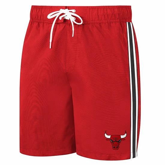 Men's G-III Sports by Carl Banks Red Chicago Bulls Sand Beach Volley Swim Shorts Men's G-III Sports By Carl Banks Red Chicago Bulls Sand Beach Volley Swim Shorts -G-III Sales Store unnamed file 4040