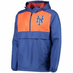 Men's G-III Sports By Carl Banks Royal/Orange New York Mets Lineman Half-Zip Hoodie Jacket 2 Men's G-III Sports By Carl Banks Royal/Orange New York Mets Lineman Half-Zip Hoodie Jacket -G-III Sales Store unnamed file 4068