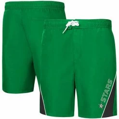 Men's G-III Sports By Carl Banks Kelly Green Dallas Stars Sunrise Volley Swim Shorts