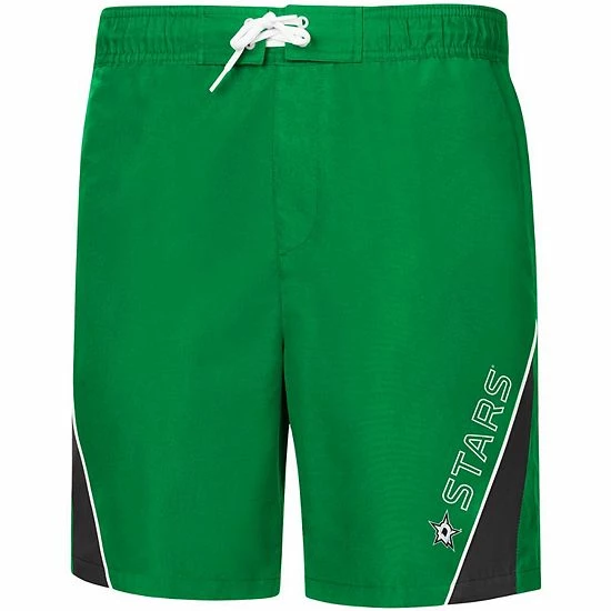 Men's G-III Sports by Carl Banks Kelly Green Dallas Stars Sunrise Volley Swim Shorts Men's G-III Sports By Carl Banks Kelly Green Dallas Stars Sunrise Volley Swim Shorts -G-III Sales Store unnamed file 4084