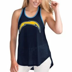 Women's G-III 4Her By Carl Banks Navy Los Angeles Chargers Tater Tank Top -G-III Sales Store unnamed file 4150