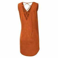 Women's G-III 4Her By Carl Banks Texas Orange Texas Longhorns Game Time Burnout Cover-Up V-Neck Dress 2 Women's G-III 4Her By Carl Banks Texas Orange Texas Longhorns Game Time Burnout Cover-Up V-Neck Dress -G-III Sales Store unnamed file 4171