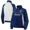 Women's G-III 4Her By Carl Banks Royal/White Indianapolis Colts Backfield Raglan Full-Zip Track Jacket