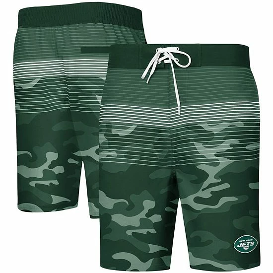 Men's G-III Sports by Carl Banks Green New York Jets Wave Swim Trunks Men's G-III Sports By Carl Banks Green New York Jets Wave Swim Trunks -G-III Sales Store unnamed file 4204