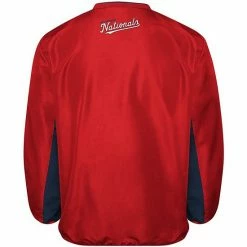 Men's G-III Sports By Carl Banks Red Washington Nationals V-Neck Trainer Pullover Jacket 3 Men's G-III Sports By Carl Banks Red Washington Nationals V-Neck Trainer Pullover Jacket -G-III Sales Store unnamed file 4213
