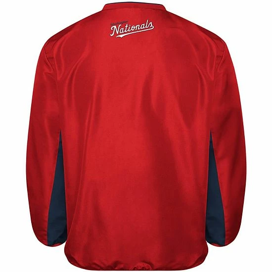Men's G-III Sports by Carl Banks Red Washington Nationals V-Neck Trainer Pullover Jacket Men's G-III Sports By Carl Banks Red Washington Nationals V-Neck Trainer Pullover Jacket -G-III Sales Store unnamed file 4213