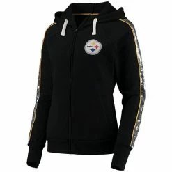 Women's G-III 4Her By Carl Banks Black Pittsburgh Steelers Game Changer Raglan Full-Zip Hoodie 2 Women's G-III 4Her By Carl Banks Black Pittsburgh Steelers Game Changer Raglan Full-Zip Hoodie -G-III Sales Store unnamed file 4266