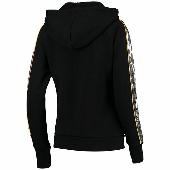 Women's G-III 4Her by Carl Banks Black Pittsburgh Steelers Game Changer Raglan Full-Zip Hoodie Women's G-III 4Her By Carl Banks Black Pittsburgh Steelers Game Changer Raglan Full-Zip Hoodie -G-III Sales Store unnamed file 4267
