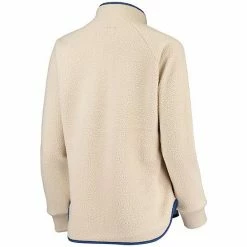 Women's G-III 4Her By Carl Banks Oatmeal/Royal New York Rangers Wishbone Half-Zip Jacket -G-III Sales Store unnamed file 4274