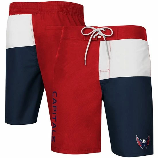 Men's G-III Sports by Carl Banks Red/Navy Washington Capitals Breeze Swim Trunks Men's G-III Sports By Carl Banks Red/Navy Washington Capitals Breeze Swim Trunks -G-III Sales Store unnamed file 4275