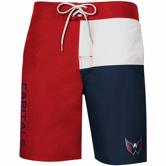 Men's G-III Sports by Carl Banks Red/Navy Washington Capitals Breeze Swim Trunks Men's G-III Sports By Carl Banks Red/Navy Washington Capitals Breeze Swim Trunks -G-III Sales Store unnamed file 4277
