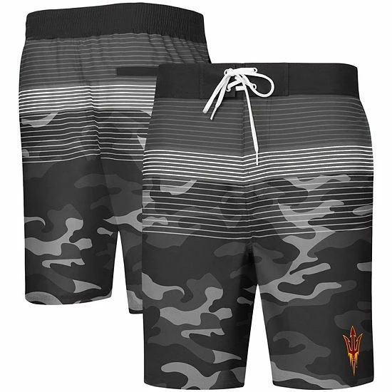 Men's G-III Sports by Carl Banks Black Arizona State Sun Devils Wave Camo Swim Trunks Men's G-III Sports By Carl Banks Black Arizona State Sun Devils Wave Camo Swim Trunks -G-III Sales Store unnamed file 4280