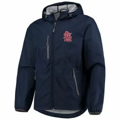 Men's G-III Sports By Carl Banks Navy St. Louis Cardinals Double Play Lightweight Hoodie Jacket -G-III Sales Store unnamed file 4293