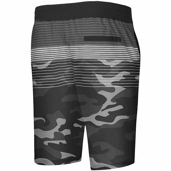 Men's G-III Sports By Carl Banks Black Brooklyn Nets Wave Camo Quick-Dry Swim Trunks 4 Men's G-III Sports By Carl Banks Black Brooklyn Nets Wave Camo Quick-Dry Swim Trunks - Image 4