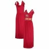 Women's G-III 4Her By Carl Banks Scarlet San Francisco 49ers Game Over Maxi Dress