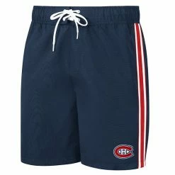 Men's G-III Sports By Carl Banks Navy/Red Montreal Canadiens Sand Beach Swim Shorts -G-III Sales Store unnamed file 4350