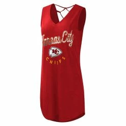 Women's G-III 4Her By Carl Banks Red Kansas City Chiefs Game Time Swim V-Neck Cover-Up Dress 2 Women's G-III 4Her By Carl Banks Red Kansas City Chiefs Game Time Swim V-Neck Cover-Up Dress -G-III Sales Store unnamed file 4359