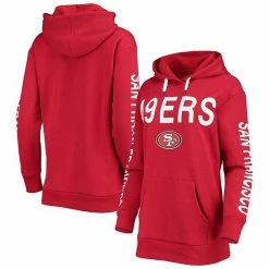 Women's G-III 4Her By Carl Banks Scarlet San Francisco 49ers Extra Point Pullover Hoodie