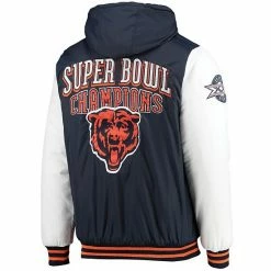 Men's G-III Sports By Carl Banks Navy Chicago Bears Spike Commemorative Varsity Full-Zip Jacket 3 Men's G-III Sports By Carl Banks Navy Chicago Bears Spike Commemorative Varsity Full-Zip Jacket -G-III Sales Store unnamed file 4380
