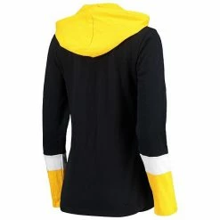 Women's G-III 4Her By Carl Banks Black Boston Bruins Passing Play Hoodie Long Sleeve T-Shirt -G-III Sales Store unnamed file 4393