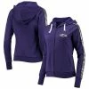 Women's G-III 4Her By Carl Banks Purple Baltimore Ravens Game Changer Raglan Full-Zip Hoodie