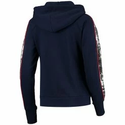 Women's G-III 4Her By Carl Banks Navy New England Patriots Game Changer Raglan Full-Zip Hoodie -G-III Sales Store unnamed file 4406