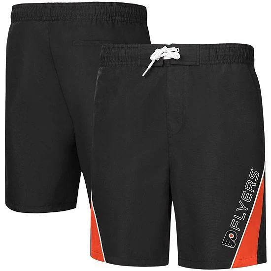 Men's G-III Sports by Carl Banks Black Philadelphia Flyers Sunrise Volley Swim Shorts Men's G-III Sports By Carl Banks Black Philadelphia Flyers Sunrise Volley Swim Shorts -G-III Sales Store unnamed file 4418