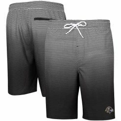 Men's G-III Sports By Carl Banks Black Baltimore Ravens Ocean Swim Trunks