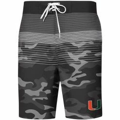 Men's G-III Sports By Carl Banks Black Miami Hurricanes Wave Camo Swim Trunks -G-III Sales Store unnamed file 4439