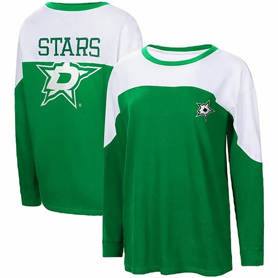 Women's G-III 4Her by Carl Banks Kelly Green Dallas Stars Pop Fly Long Sleeve T-Shirt Women's G-III 4Her By Carl Banks Kelly Green Dallas Stars Pop Fly Long Sleeve T-Shirt -G-III Sales Store unnamed file 4455