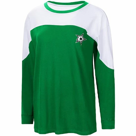 Women's G-III 4Her by Carl Banks Kelly Green Dallas Stars Pop Fly Long Sleeve T-Shirt Women's G-III 4Her By Carl Banks Kelly Green Dallas Stars Pop Fly Long Sleeve T-Shirt -G-III Sales Store unnamed file 4456
