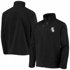 Men's G-III Sports By Carl Banks Black Chicago White Sox Strong Side Full-Zip Jacket