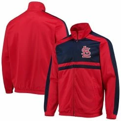 Men's G-III Sports By Carl Banks Red St. Louis Cardinals Full-Zip Track Jacket
