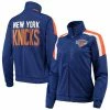 Women's G-III 4Her By Carl Banks Royal New York Knicks Jump Shot Full-Zip Track Jacket
