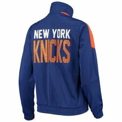 Women's G-III 4Her By Carl Banks Royal New York Knicks Jump Shot Full-Zip Track Jacket -G-III Sales Store unnamed file 4511