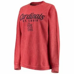 Women's G-III 4Her By Carl Banks Red St. Louis Cardinals Comfy Cord Pullover Sweatshirt 2 Women's G-III 4Her By Carl Banks Red St. Louis Cardinals Comfy Cord Pullover Sweatshirt -G-III Sales Store unnamed file 4526
