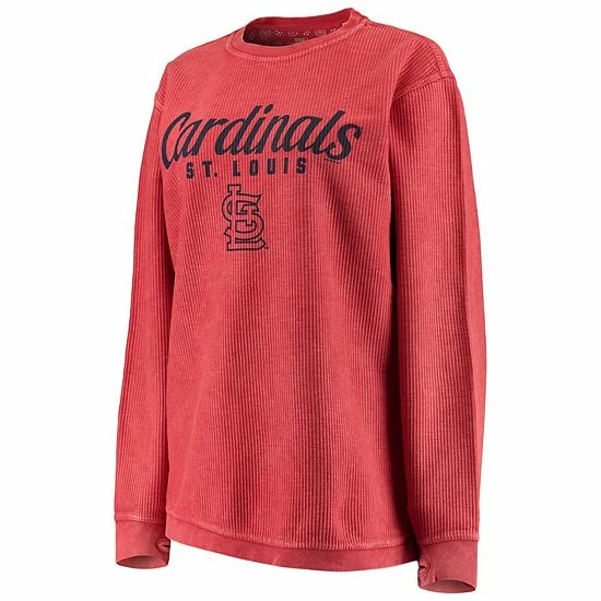 Women's G-III 4Her by Carl Banks Red St. Louis Cardinals Comfy Cord Pullover Sweatshirt Women's G-III 4Her By Carl Banks Red St. Louis Cardinals Comfy Cord Pullover Sweatshirt -G-III Sales Store unnamed file 4526