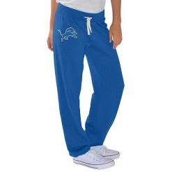 Women's G-III 4Her By Carl Banks Blue Detroit Lions Scrimmage Pants