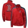 Women's G-III 4Her By Carl Banks Red Boston Red Sox Gamer Full-Zip Track Jacket