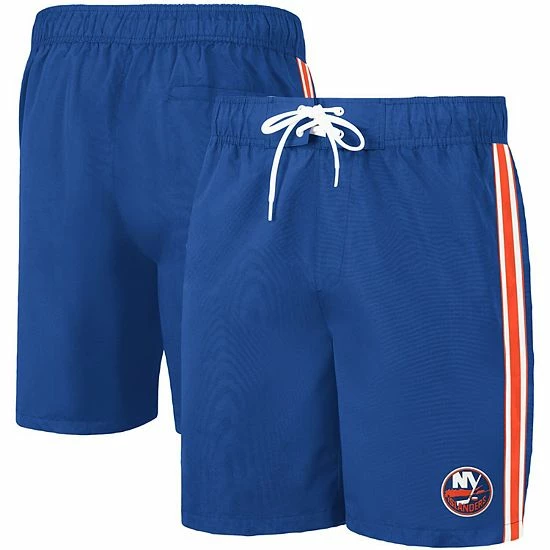 Men's G-III Sports by Carl Banks Royal New York Islanders Sand Beach Swim Shorts Men's G-III Sports By Carl Banks Royal New York Islanders Sand Beach Swim Shorts -G-III Sales Store unnamed file 4569