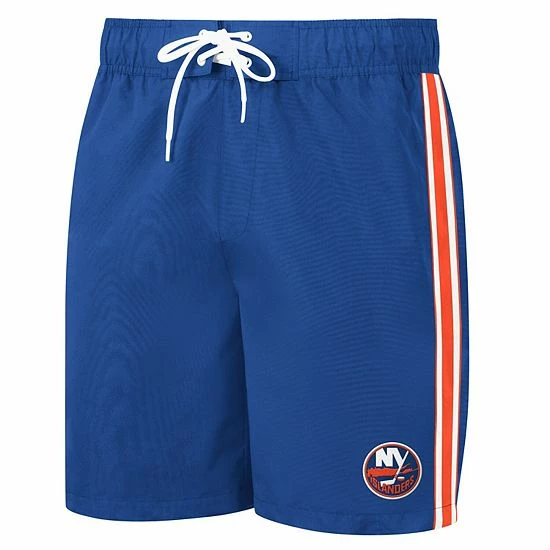 Men's G-III Sports by Carl Banks Royal New York Islanders Sand Beach Swim Shorts Men's G-III Sports By Carl Banks Royal New York Islanders Sand Beach Swim Shorts -G-III Sales Store unnamed file 4571