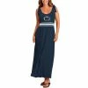Women's G-III 4Her By Carl Banks Navy Penn State Nittany Lions Game Over Scoop Neck Maxi Dress