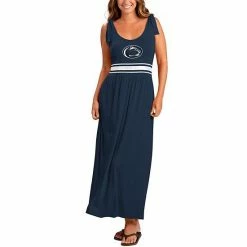 Women's G-III 4Her By Carl Banks Navy Penn State Nittany Lions Game Over Scoop Neck Maxi Dress