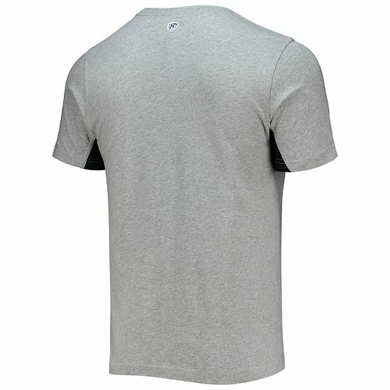 Women's G-III Sports By Carl Banks Gray Carolina Panthers Power Sweep T-Shirt 3 Women's G-III Sports By Carl Banks Gray Carolina Panthers Power Sweep T-Shirt - Image 3
